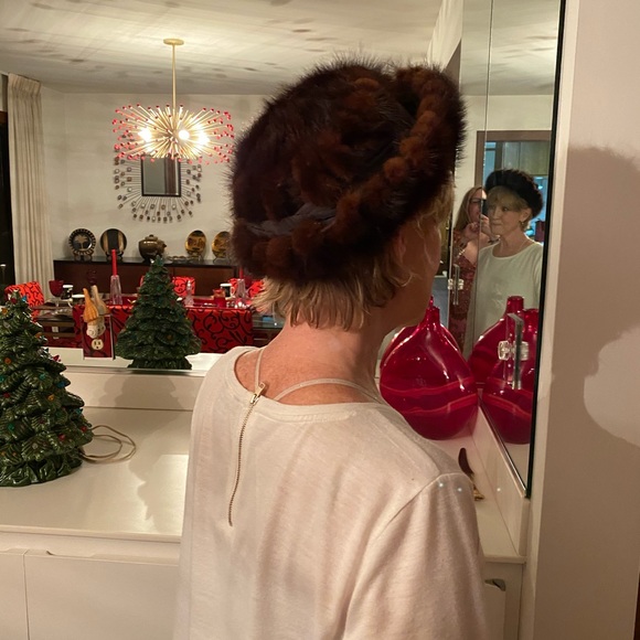 Vintage Mink Fur Hat - Picture 4 of 7